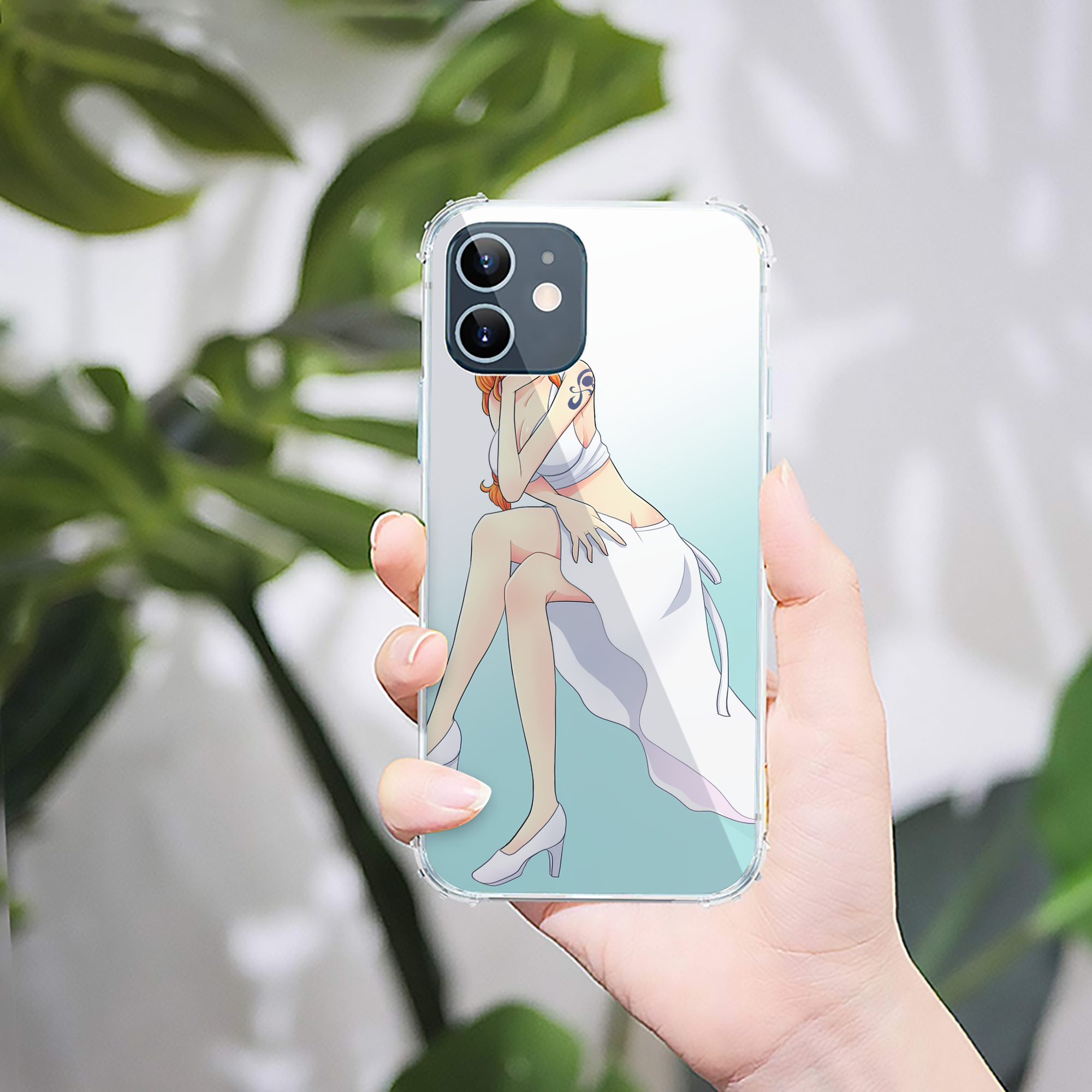 （画像用） ワンピース ONE PIECE 【iPhone 12シリーズ対応】透明スマホケース（クリアソフトケース）